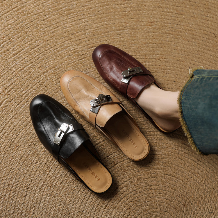 Carla | Mule in Pelle Vera