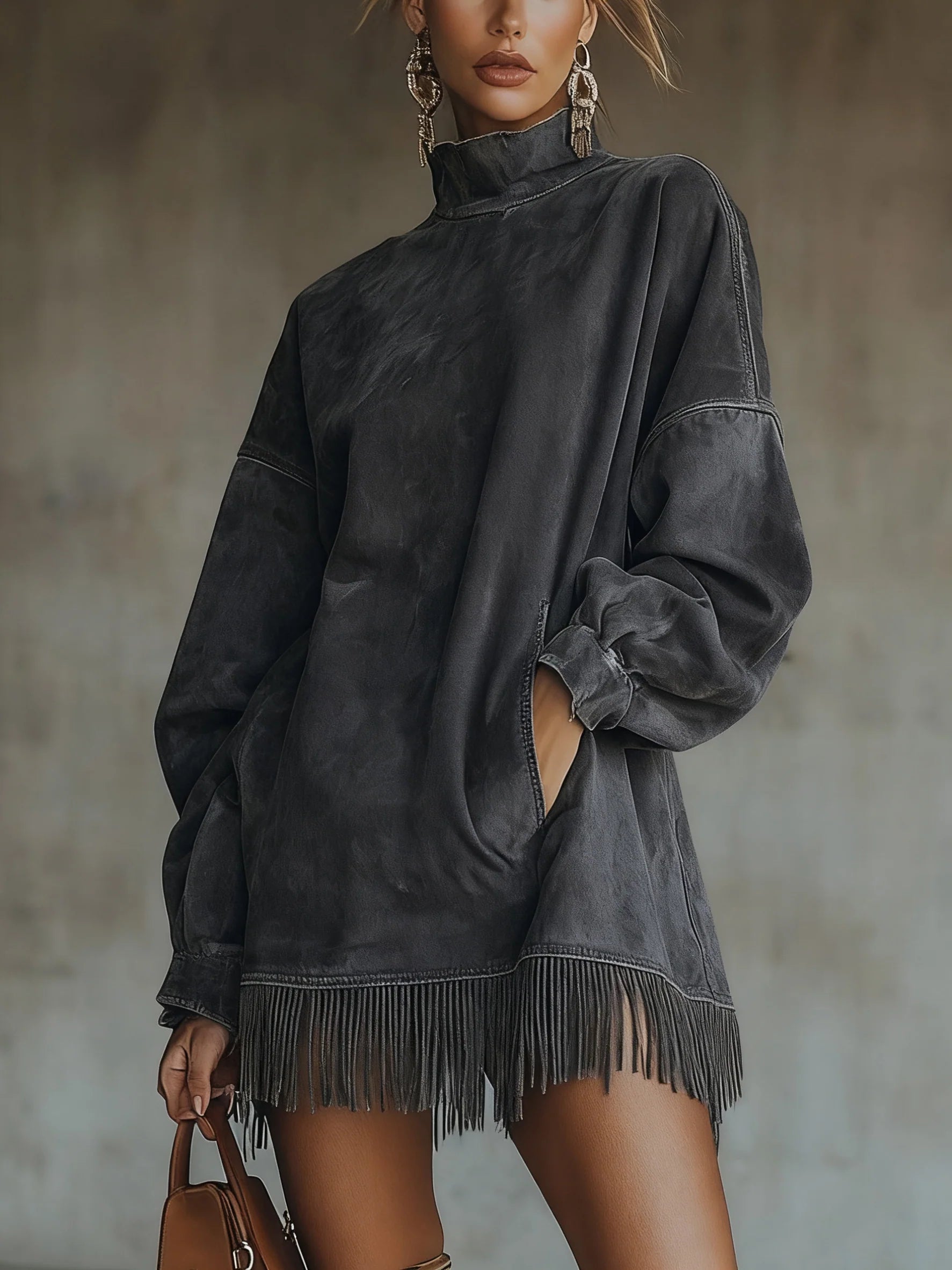 Abito in Suede con Frange Natalia™