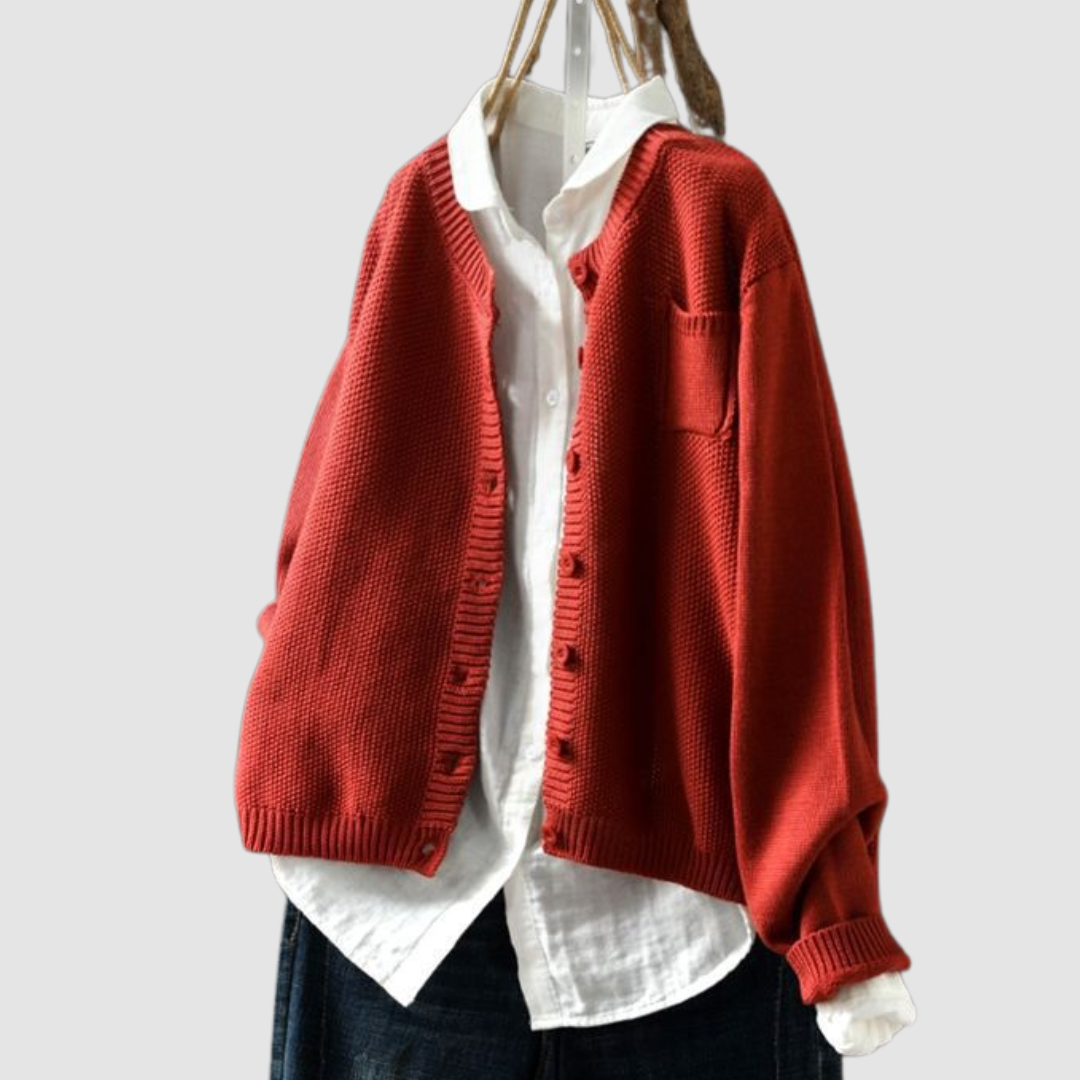 Belinda | Cardigan a Maglia Grossa – Lucia Toscana
