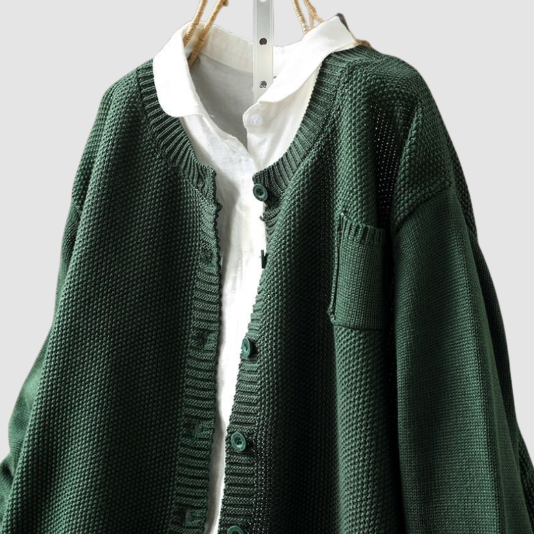 Belinda | Cardigan a Maglia Grossa – Lucia Toscana