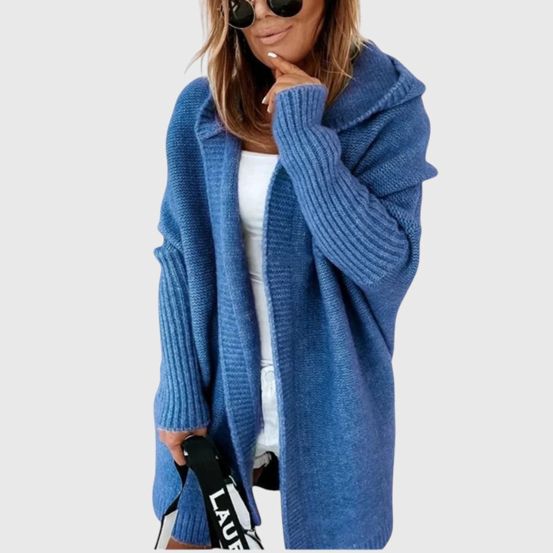 Carlotta | Cardigan con Cappuccio – Lucia Toscana