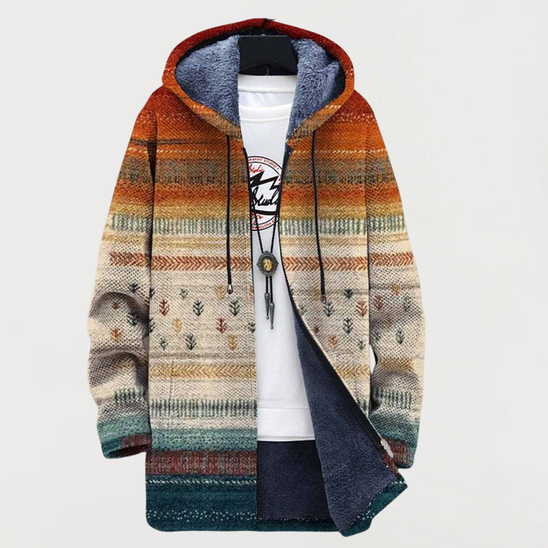 Rowan | Cappotto Autunnale a Righe