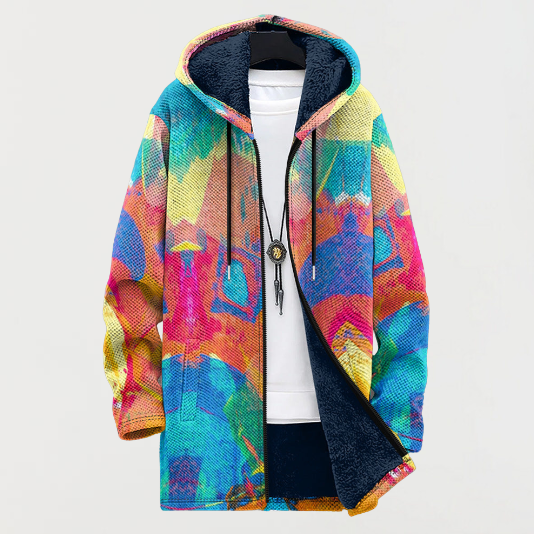 Emery | Felpa con cappuccio Artistica Colorata