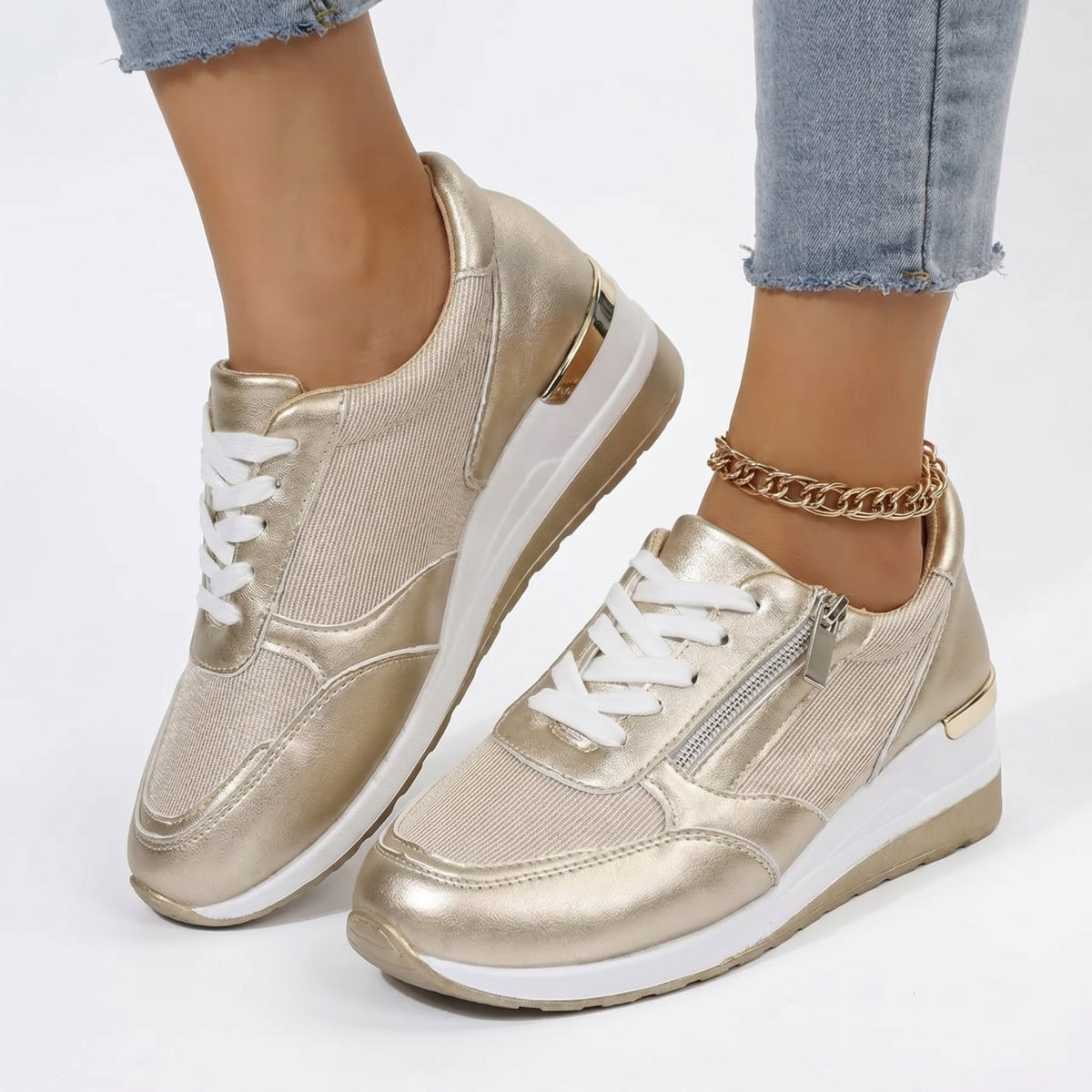 Julia | Scarpe ortopediche con lacci e chiusura laterale