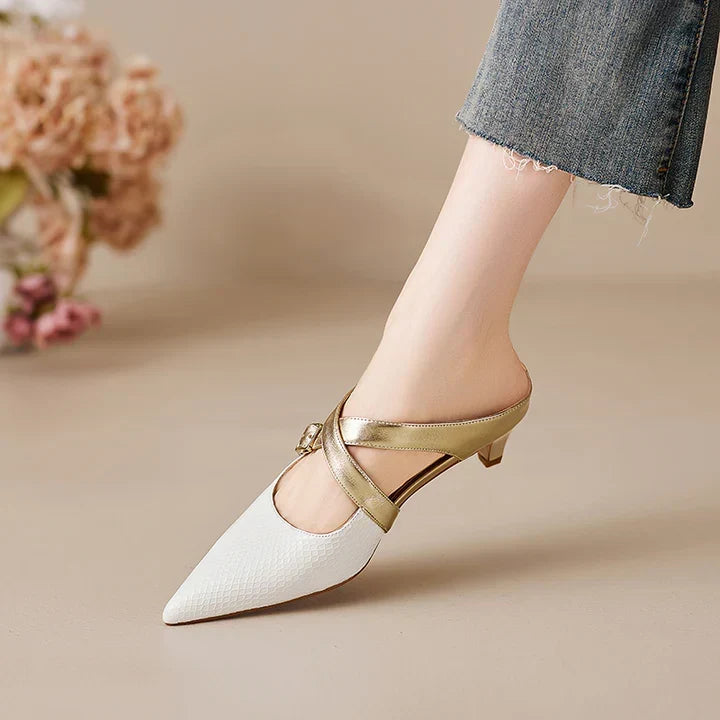 Zelle | Mules in Pelle Vera