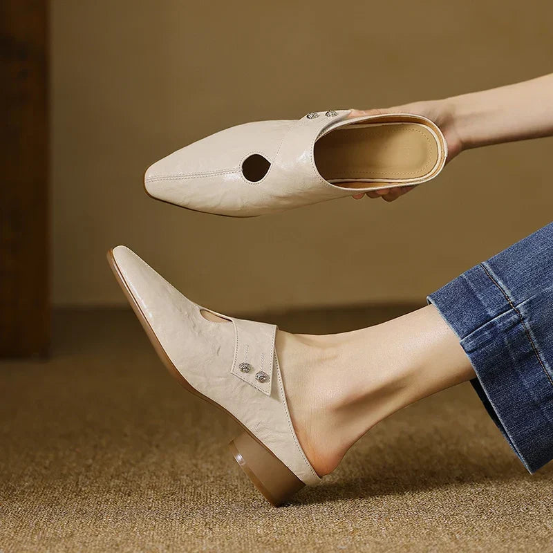 Agnit | Mule in Pelle Vera