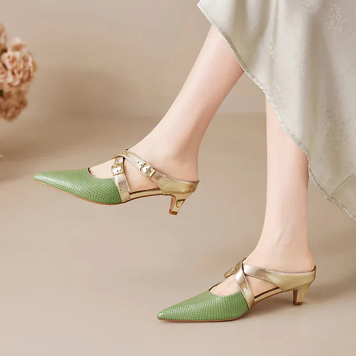 Zelle | Mules in Pelle Vera
