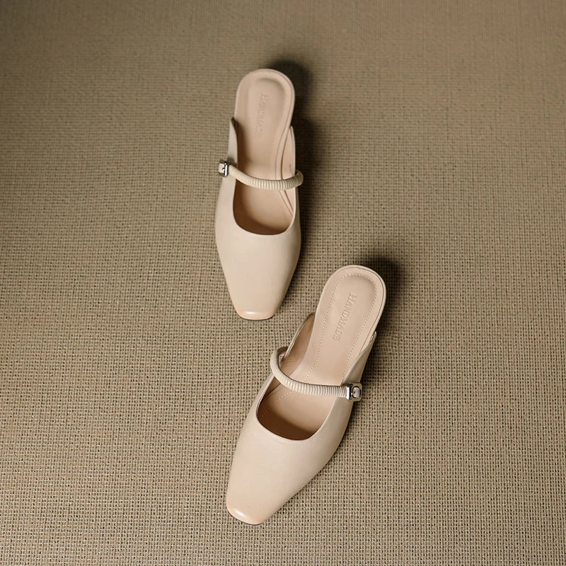 Kera | Mules Mary Jane in Pelle Vera