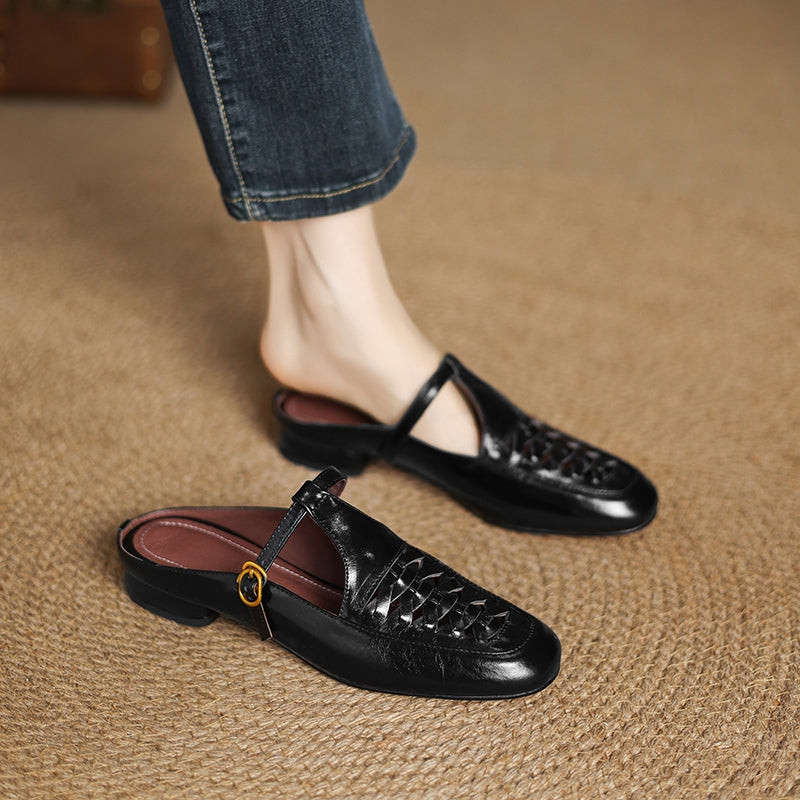 Elya | Mule in Pelle Vera