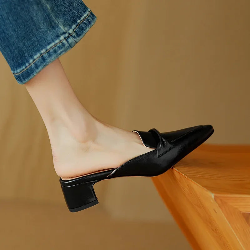 Alaya | Mule in Pelle Vera