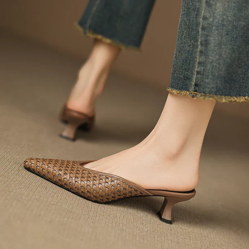 Olivia | Mules in Pelle Vera