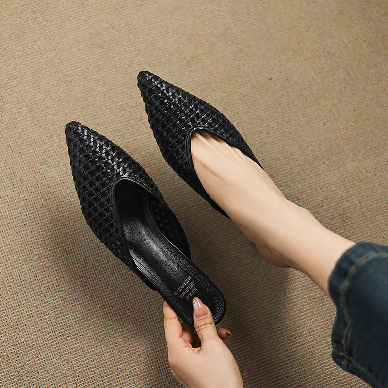 Olivia | Mules in Pelle Vera
