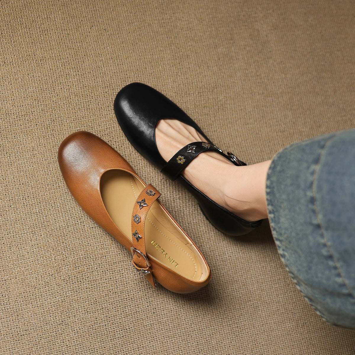 Elda | Scarpe in Pelle Vera
