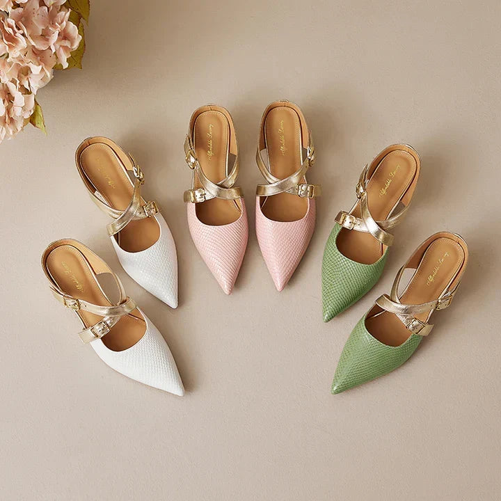 Zelle | Mules in Pelle Vera