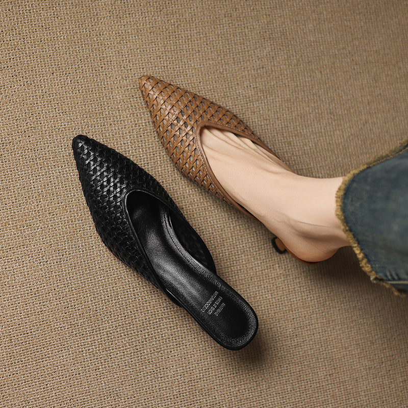 Olivia | Mules in Pelle Vera
