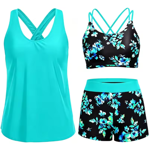 Monica | Set Tankini Flattering a 3 Pezzi