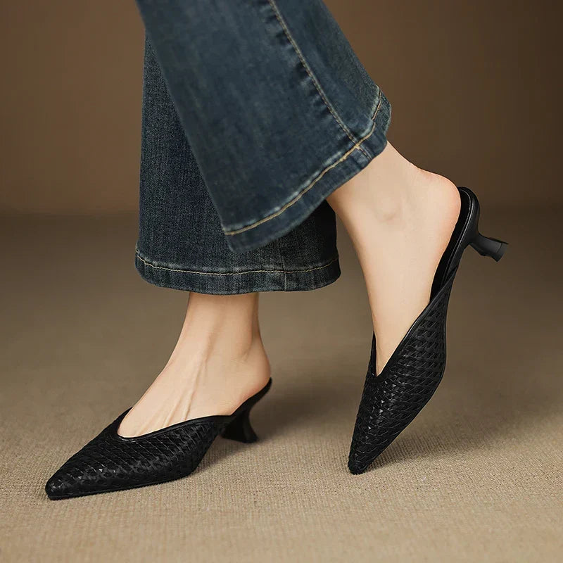 Olivia | Mules in Pelle Vera