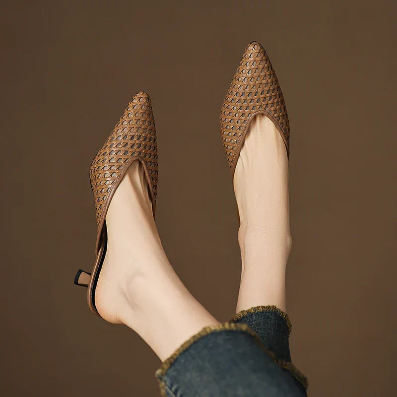 Olivia | Mules in Pelle Vera