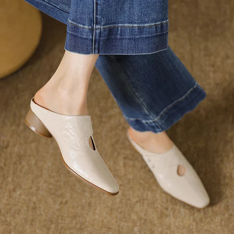Agnit | Mule in Pelle Vera