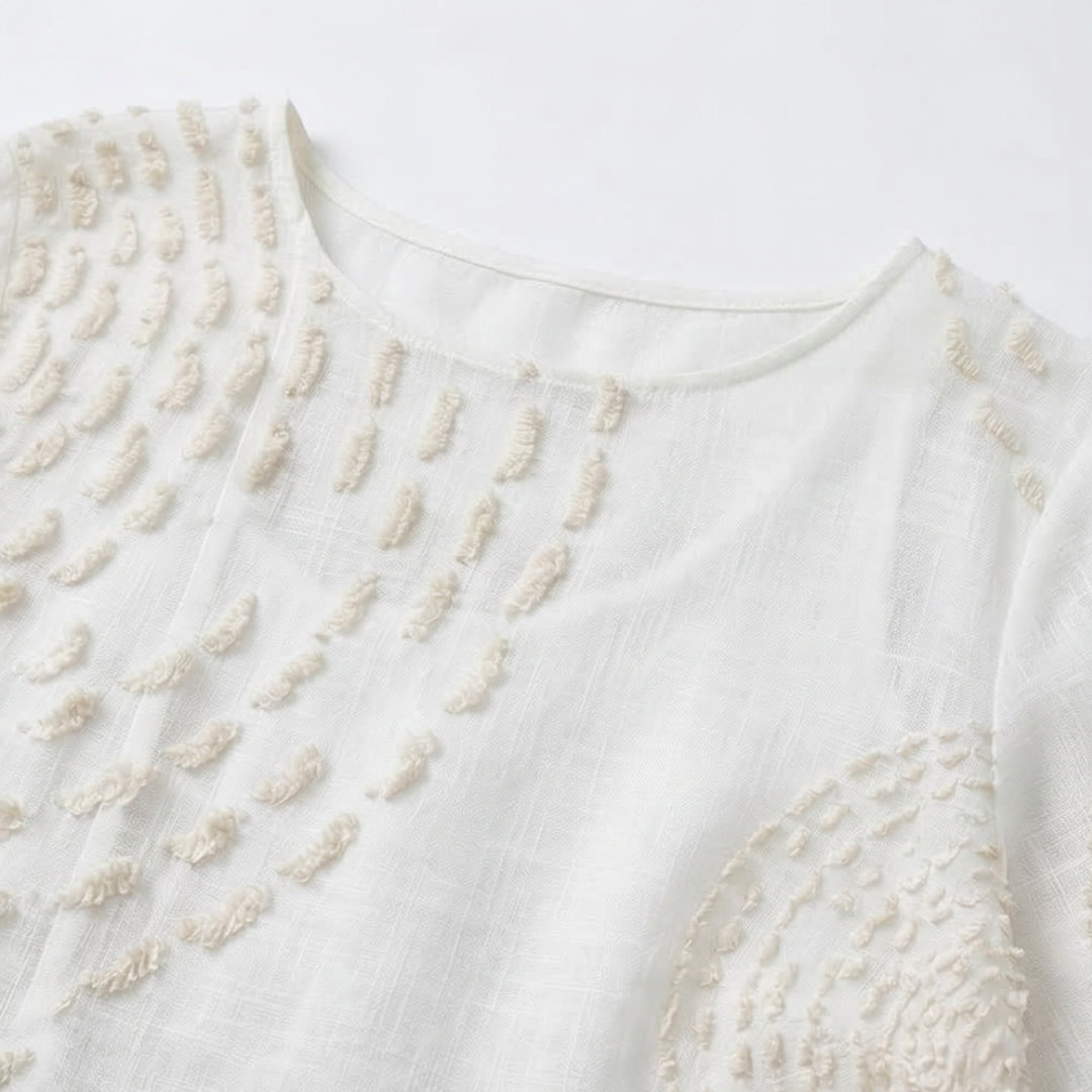 Abito casual ricamato per donna