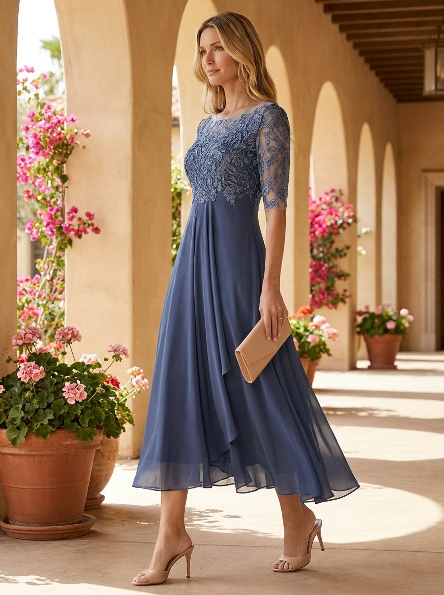 Ilinca | Abito Midi con Corpetto Traforato – Lucia Toscana