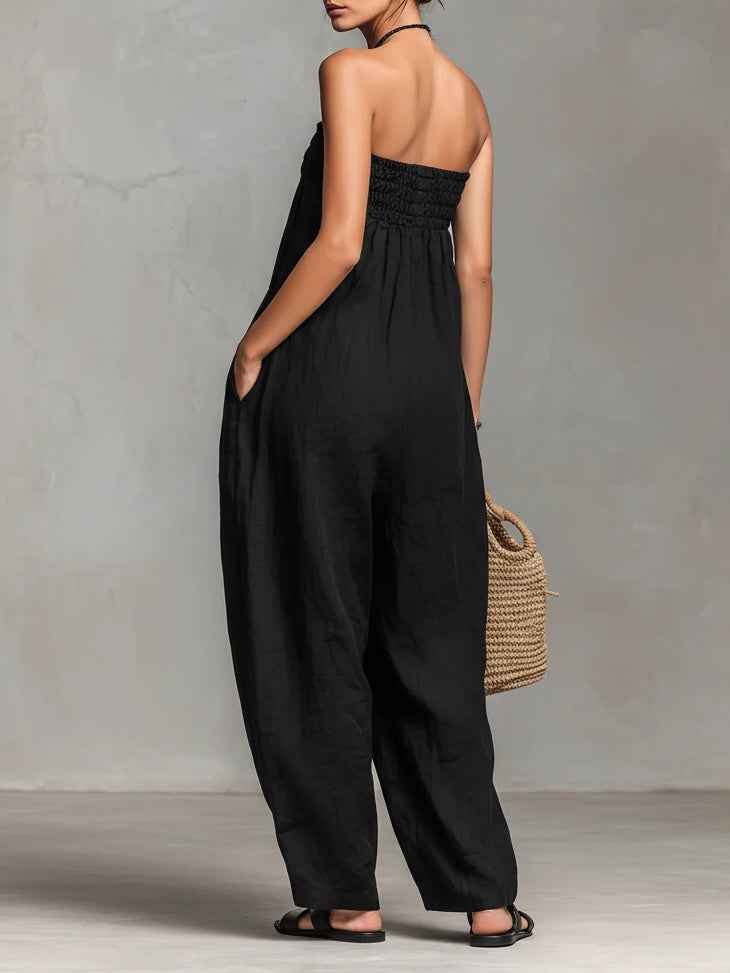 Ninaâ„¢ | Elegante Tuta Senza Spalline