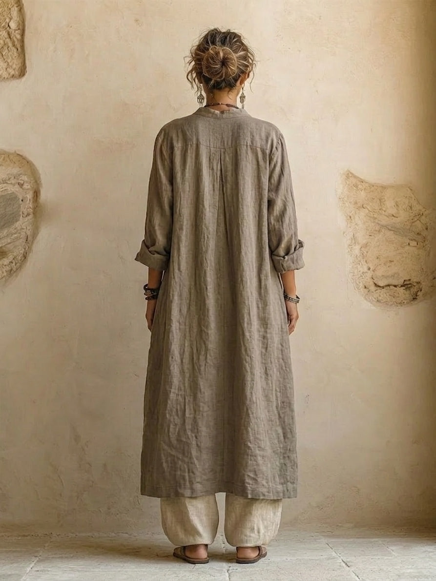 Emma | Set Tre Pezzi in Cotone e Lino per Donne