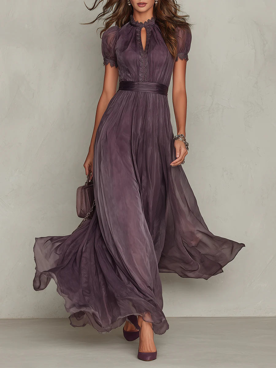 Elara | Abito Maxi in Chiffon