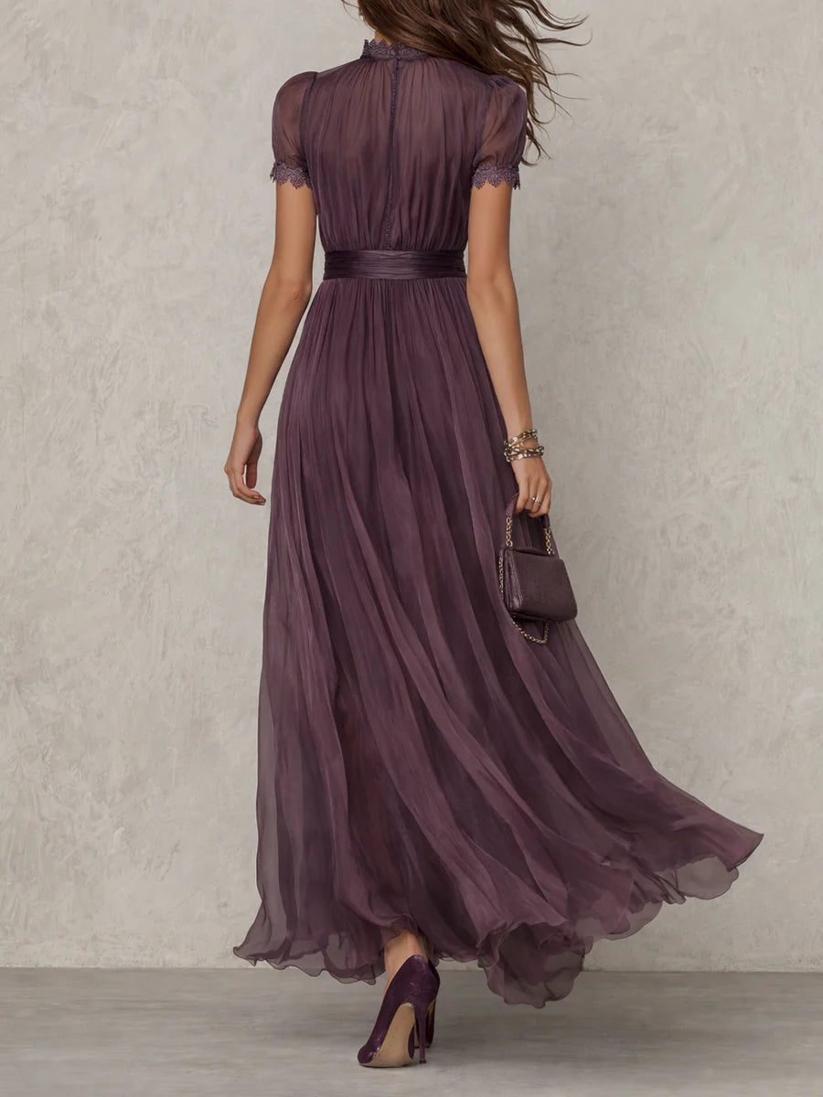 Elara | Abito Maxi in Chiffon