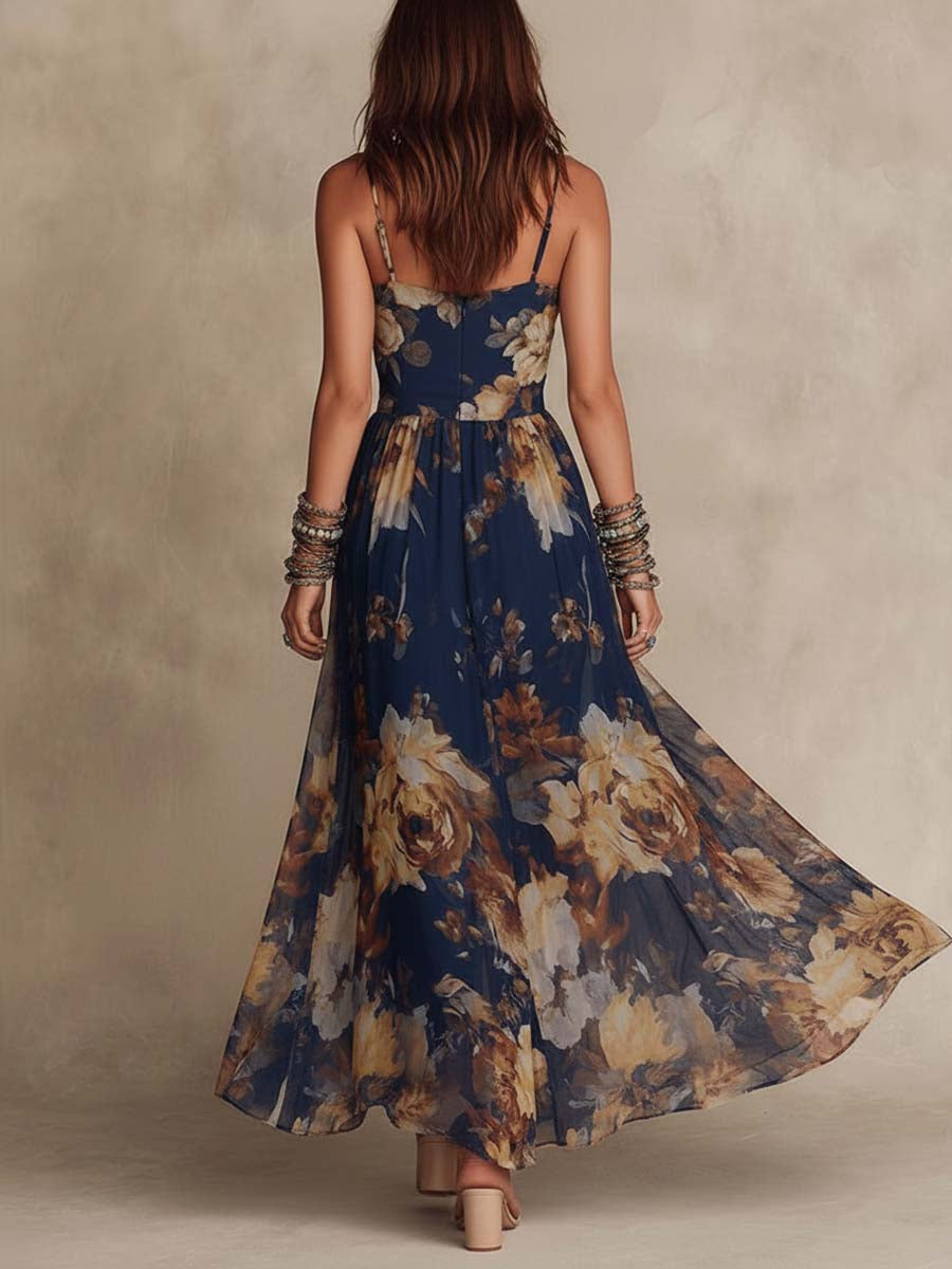 Abito Maxi Floreale Deborah