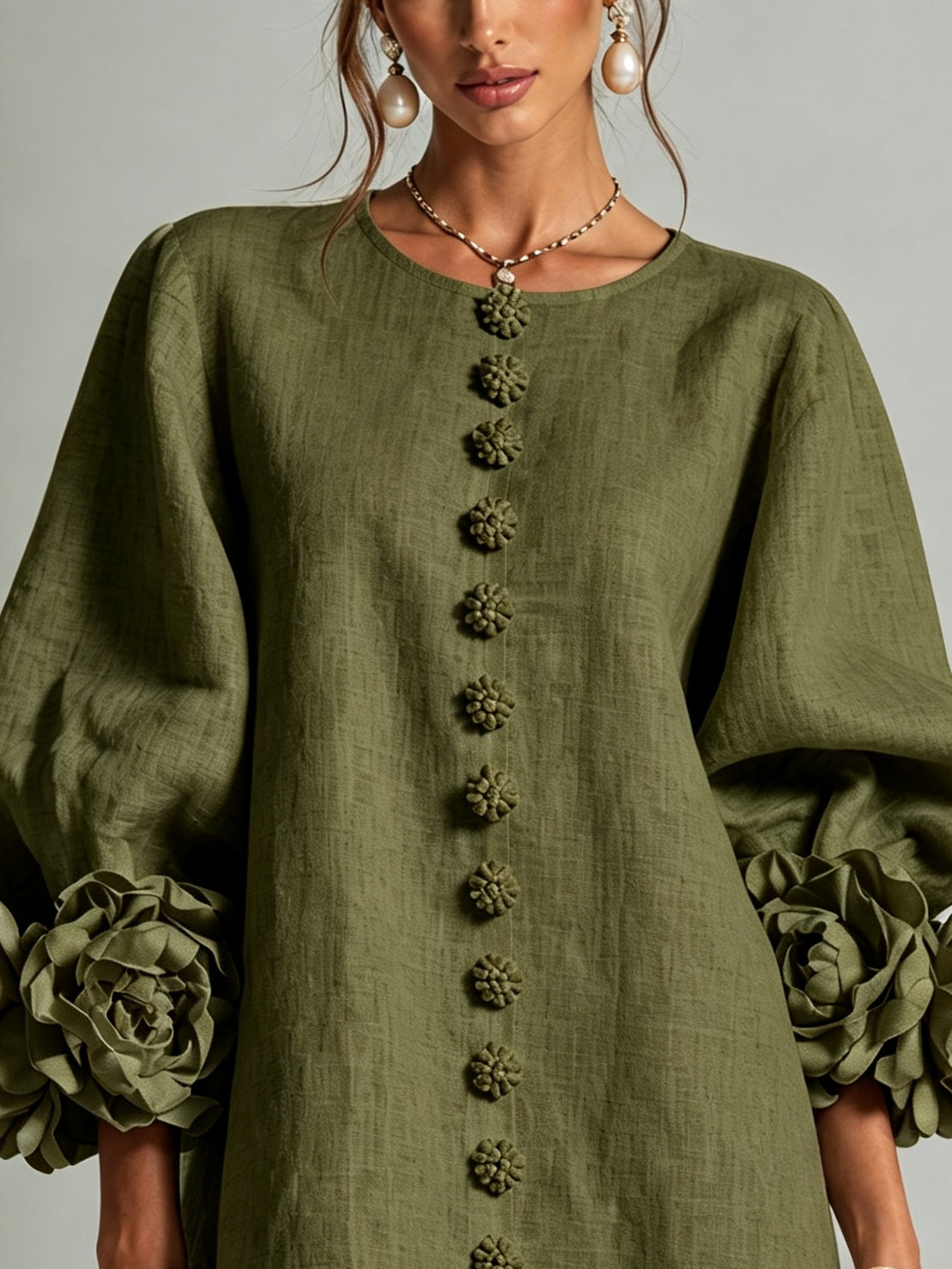 Francesca | Mini Abito con Dettagli Floreali