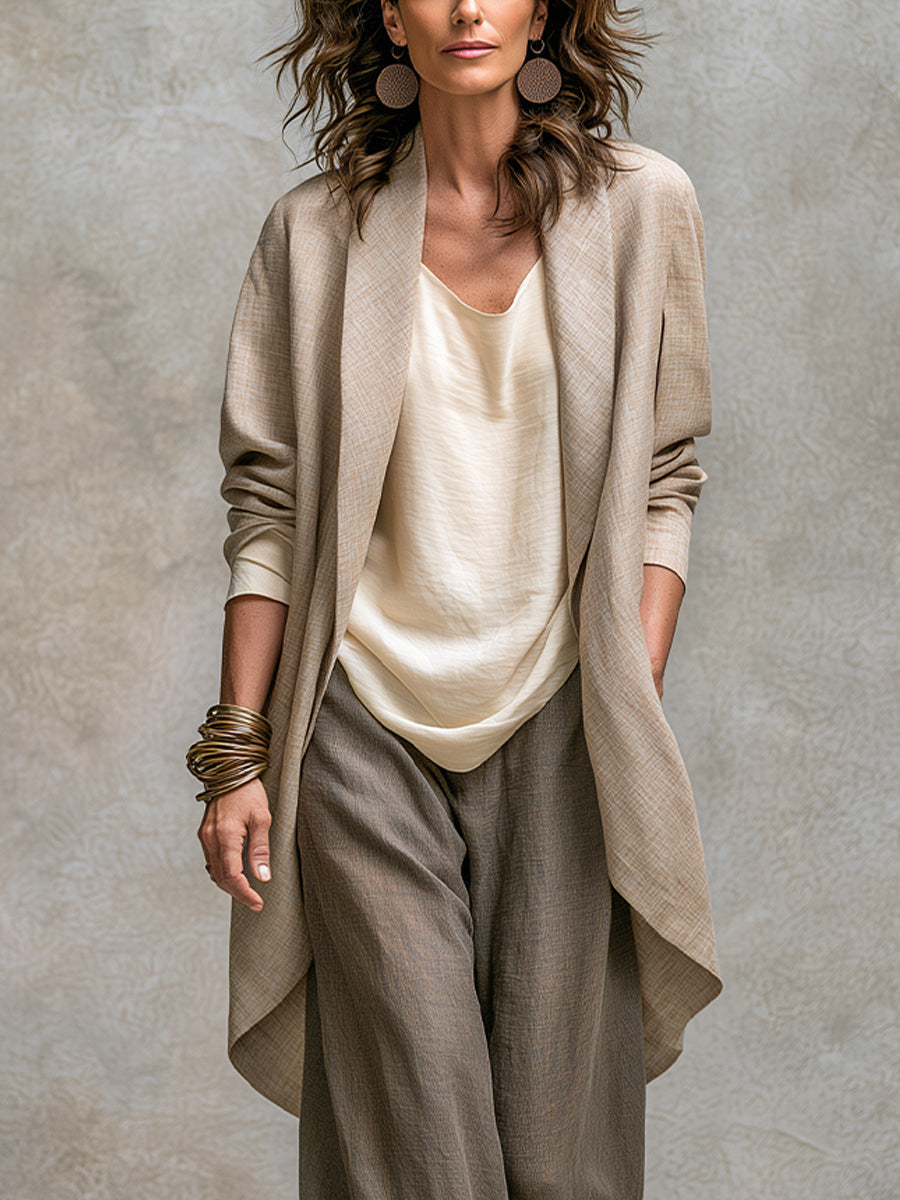ELIANA | COMPLETO A TRE PEZZI CON PANTALONI AMPI