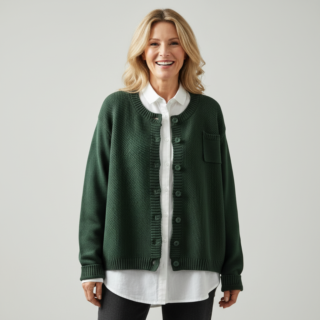Belinda | Cardigan a Maglia Grossa – Lucia Toscana