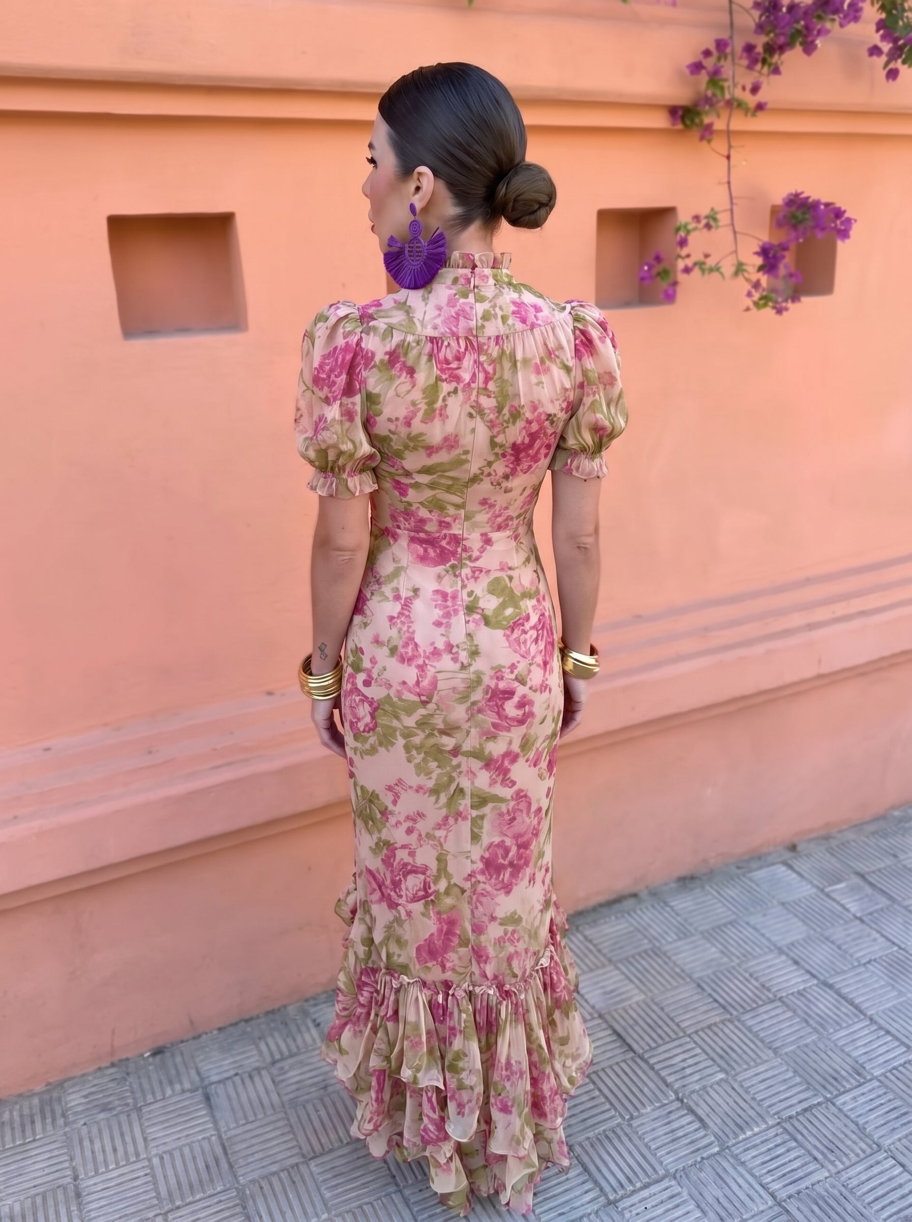 Happiness™ | Floral Dress with Roses