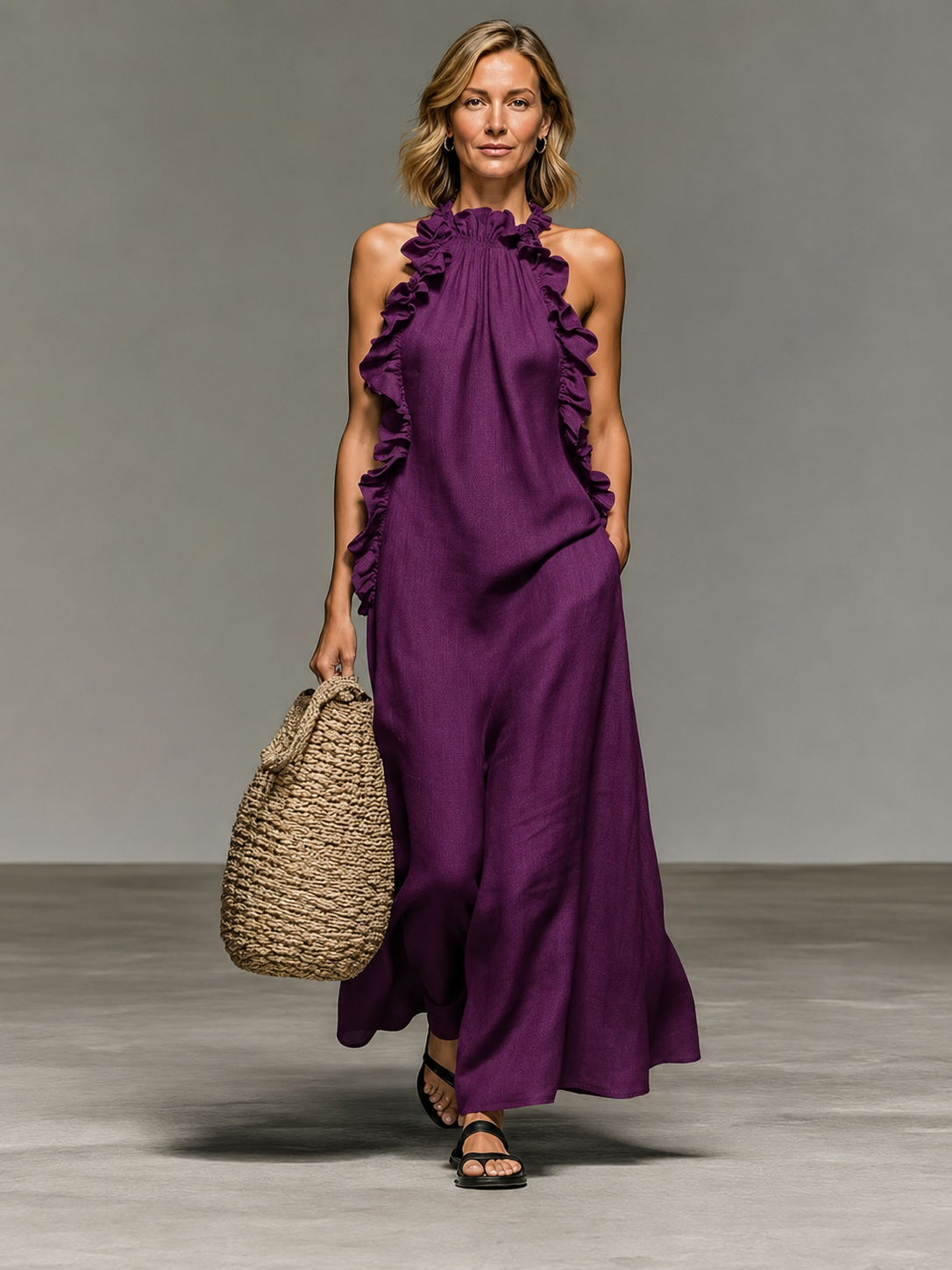 Emma | Maxi con Rouches Morbido