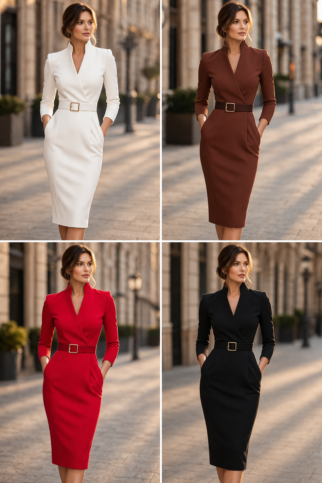 Tivara | Abito Midi Modello Blazer – Lucia Toscana