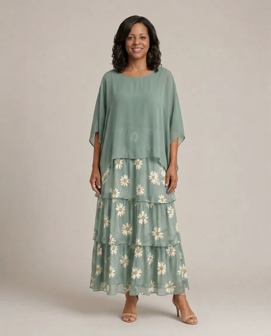 Lara | Elegante Abito Maxi Fluttuante