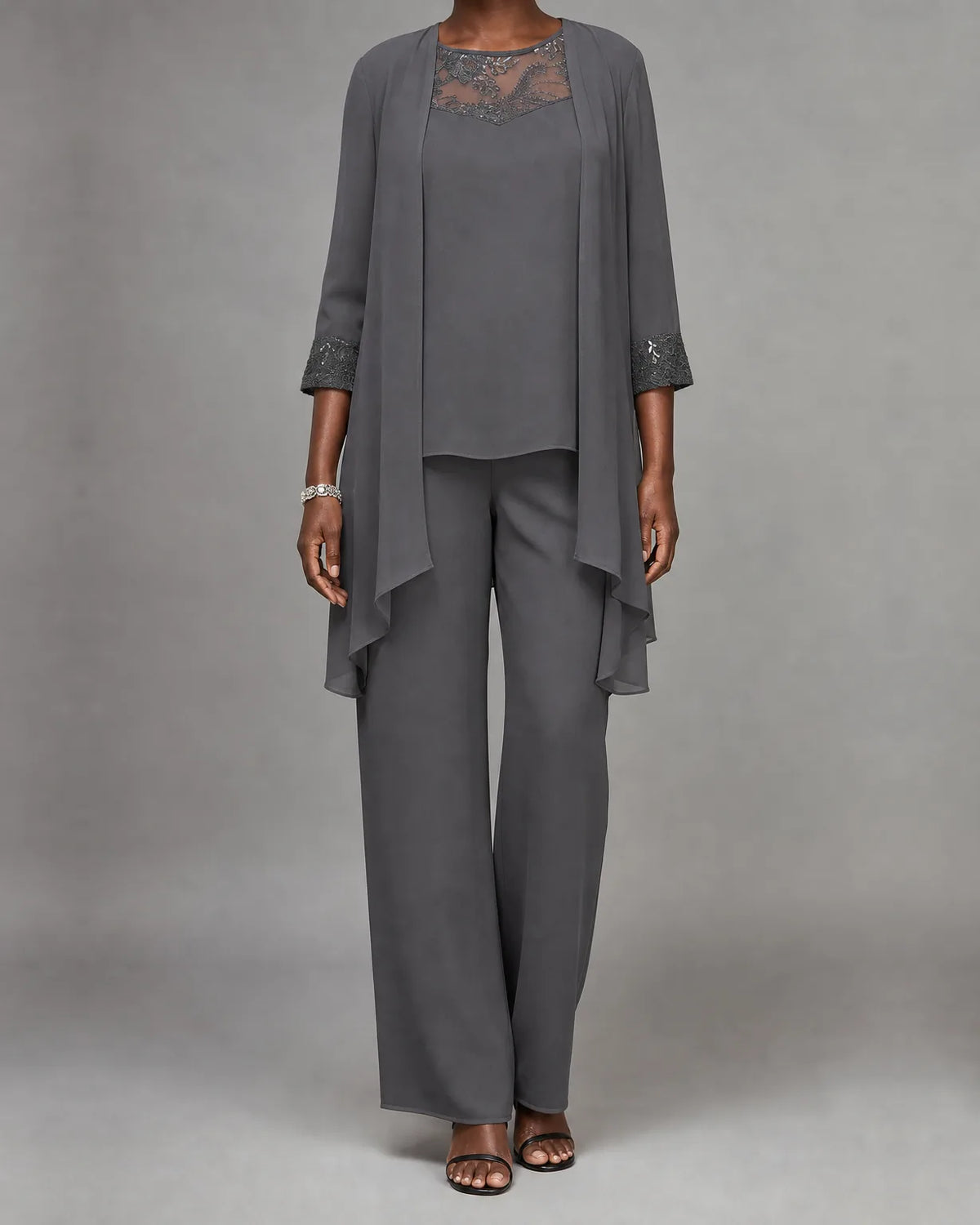 Selah | Completo in Chiffon a Tre Pezzi
