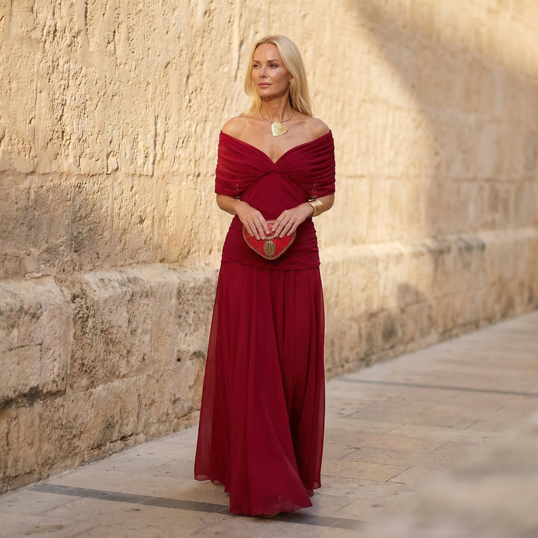 Harper | abito rosso elegante