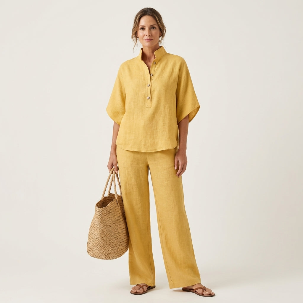Zerah | Set Due Pezzi in Lino