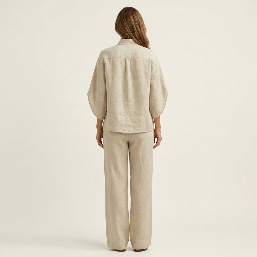 Zerah | Set Due Pezzi in Lino