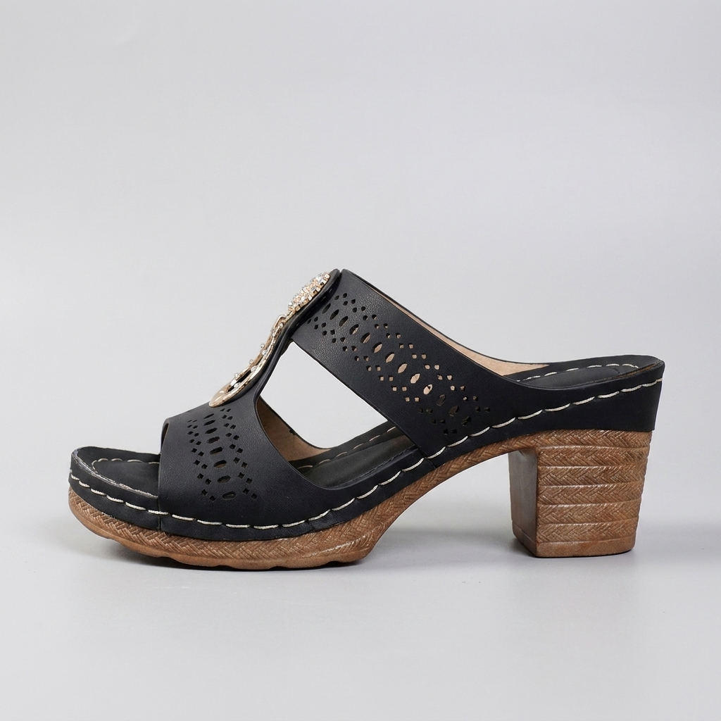 Linda | Sandali Ortopedici con Tacco Alto e Comfort