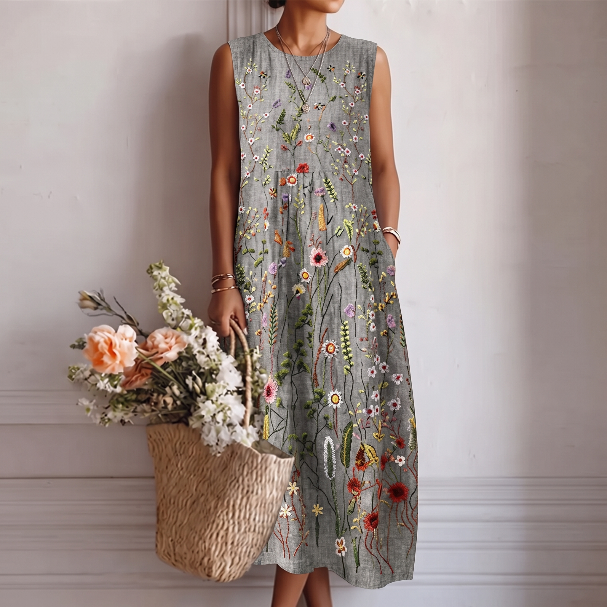 Martaâ„¢ | Vestito Midi del Giorno alla Giorno