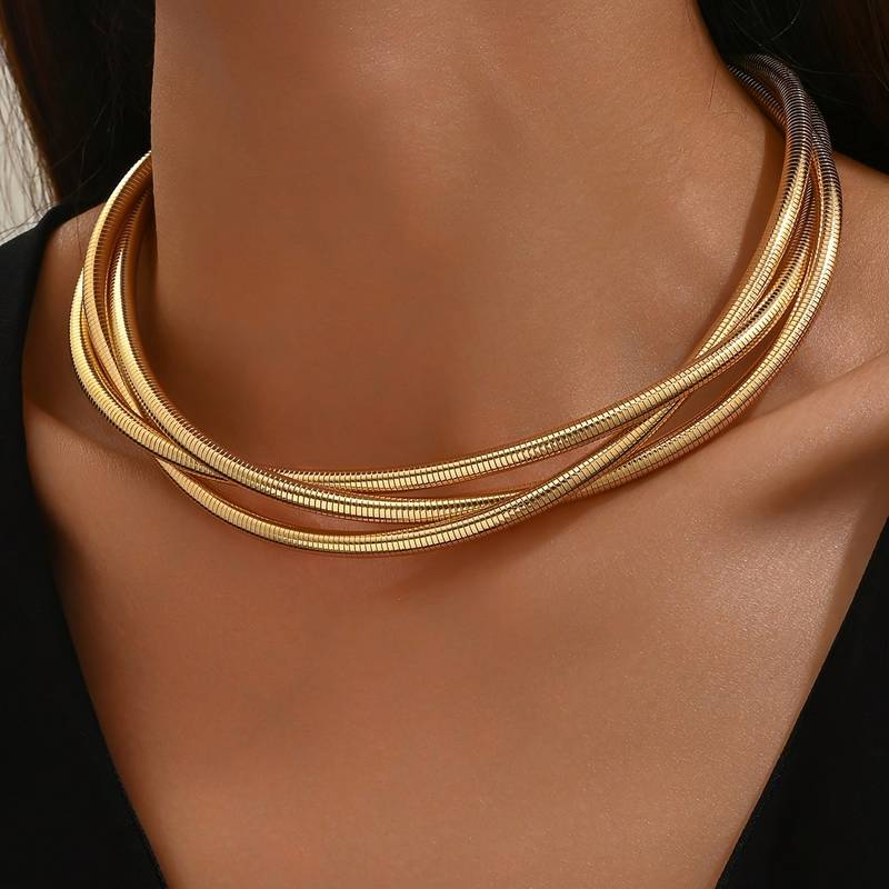 Collana Vintage in Oro Stratificato