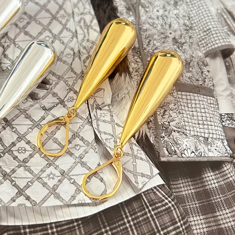 Orecchini D'oro a Goccia Pendenti