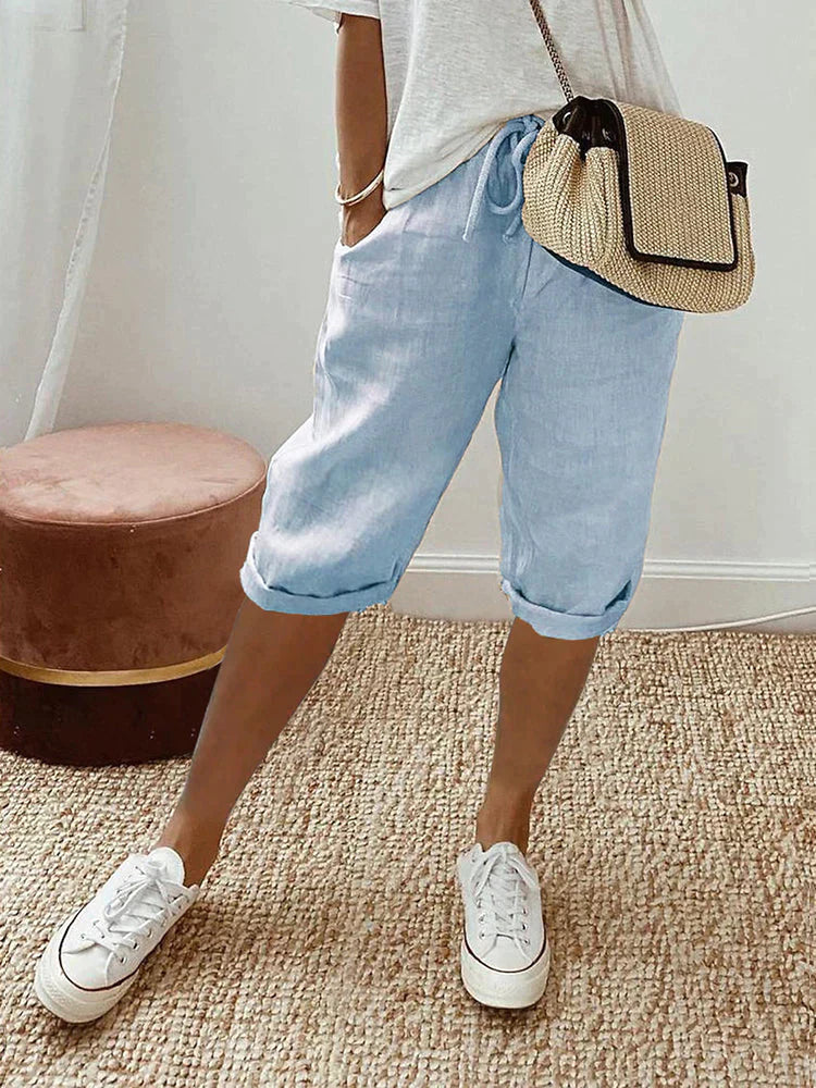 Laluna | Pantaloni Corti da Donna in Cotone