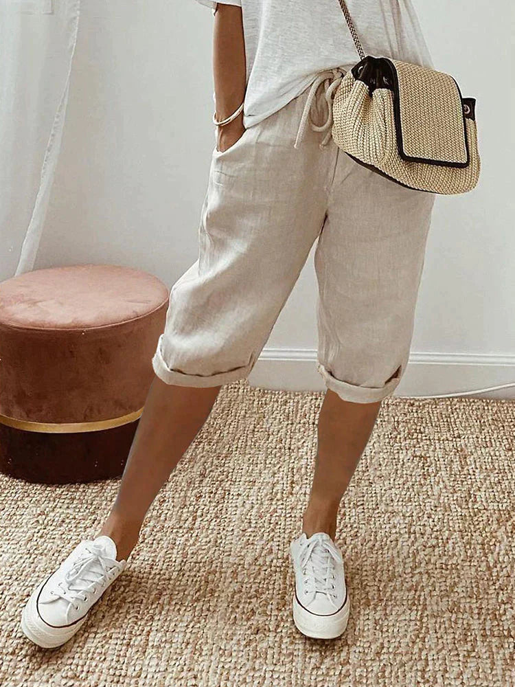 Laluna | Pantaloni Corti da Donna in Cotone