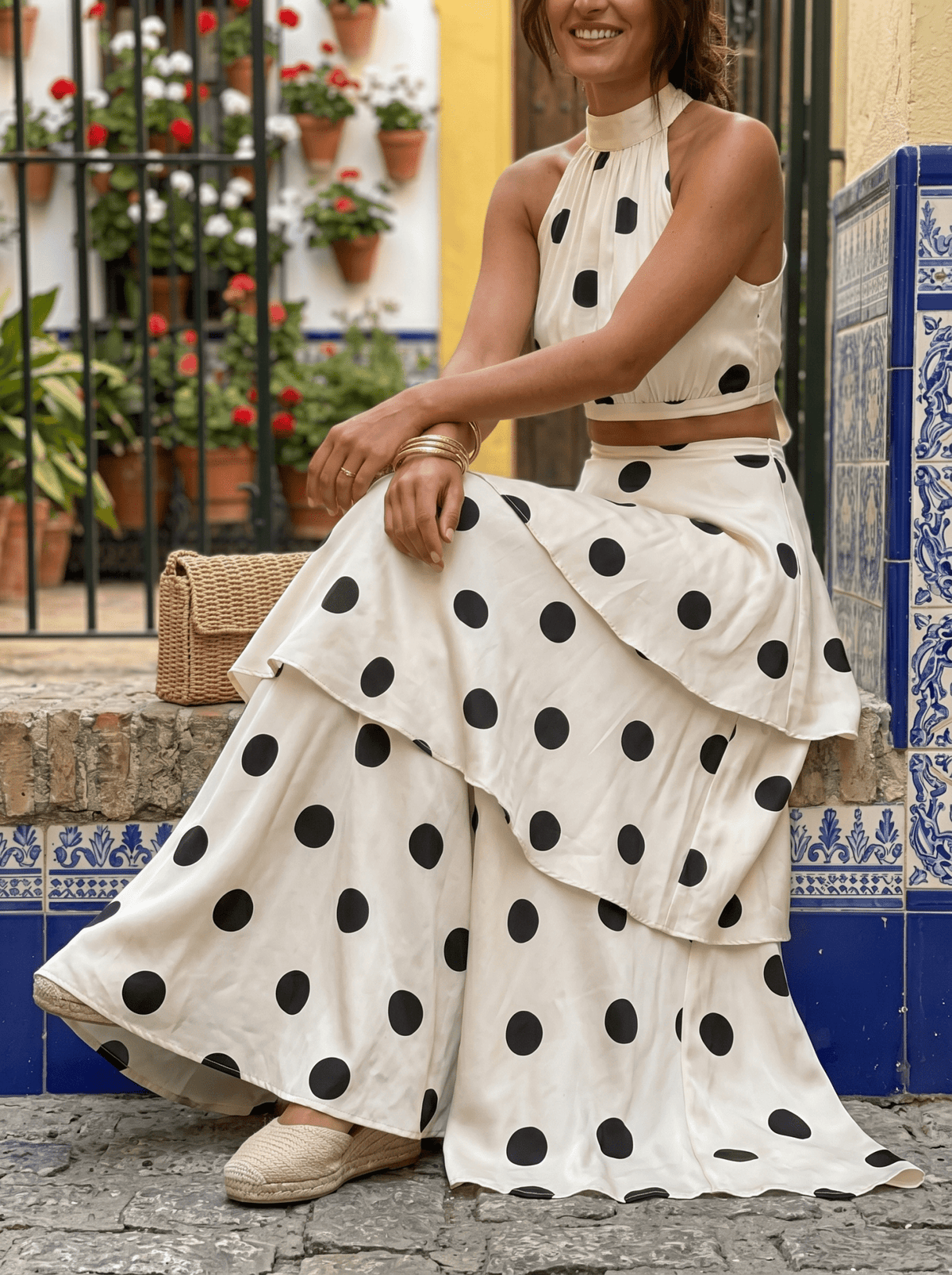 Alina™ | Set Top a Pois e Gonna Lunga