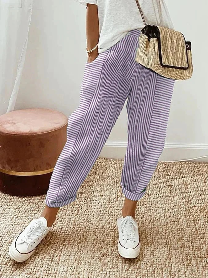 Holly™ | Pantaloni a righe