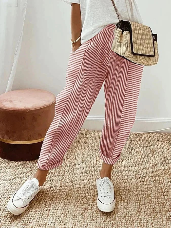 Lola | Pantaloni Estivi Casual a VestibilitĂ Larga